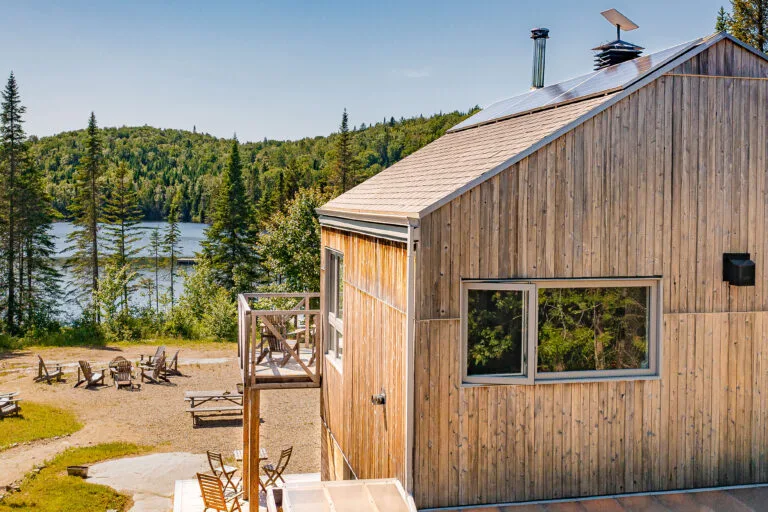 Chalet à louer avec vue sur le lac