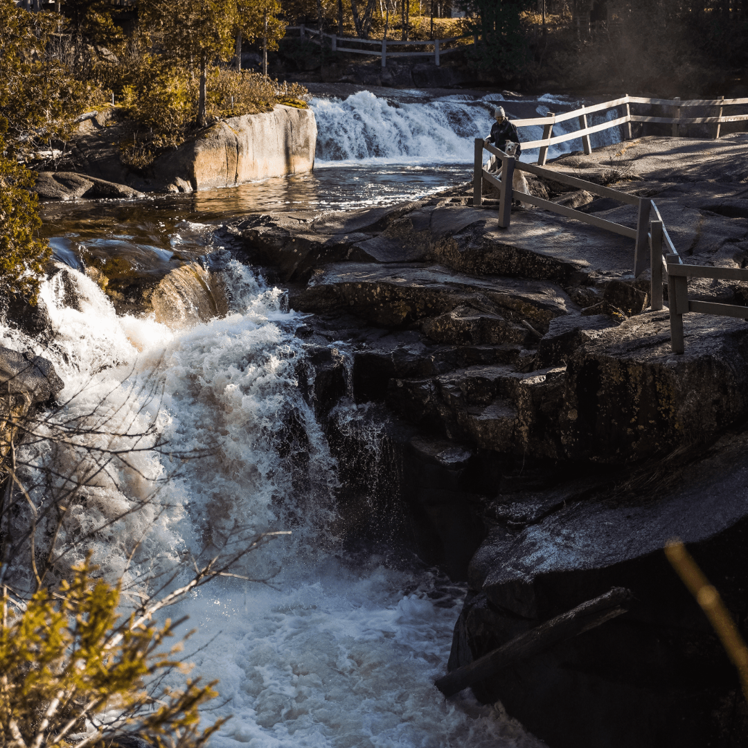 Les chutes de la marmite - Escale au Lac